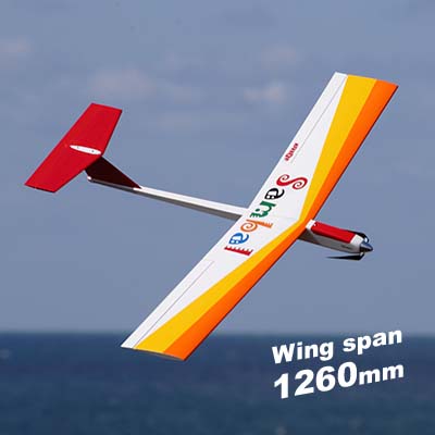 秋田道電動飛行機フイルム貼り半完成機（バルサ製）YAK54-380　未使用 組立キット（電動）